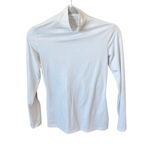 32 degree heat turtle neck base layer white stretchy long sleeve full length xs
